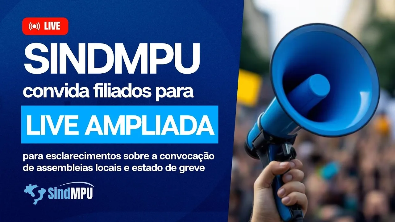 Lives ampliadas do SindMPU: diretoria ao vivo com a base