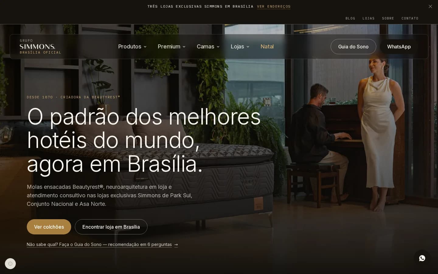 Grupo GAP (Simmons + Kasa dos Colchões): peça do projeto 6
